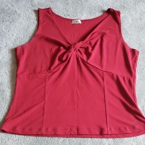 EUC CDW Sz XL burgundy tank top